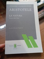ARISTOTELE LA NATURA LETTURA DELLA FISICA