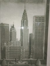 Tonino Caputo acquaforte/acquatinta "New York" 100x70