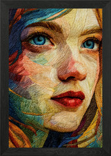 Quadro Stampa su Tela Ritratto