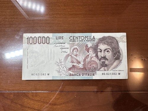 Banconota lire 100000 - banconota,