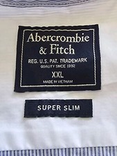 Camicia Abercrombie & Fitch taglia XXL con colletto coreana