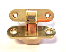 Cerniera Invisibile a Scomparsa Incasso per Porte Ottonato mm.90x25 Pz. 2 VITEL