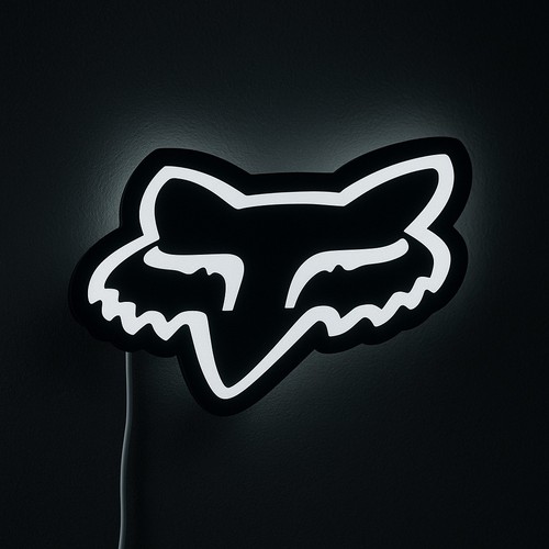 Insegna parete led - insegna, fox