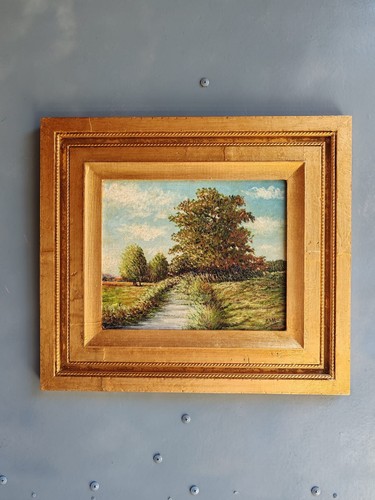 Paesaggio dipinto olio tela - paesaggio,