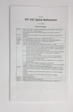 Hewlett packard 15c - hewlett, hp-15c