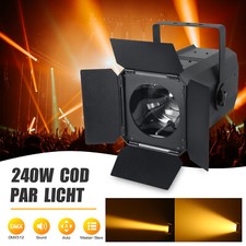 Faretto teatro 240 W COB LED par DMX512 Audience bianco caldo zoom faro