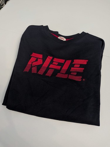 Rifle felpa uomo girocollo