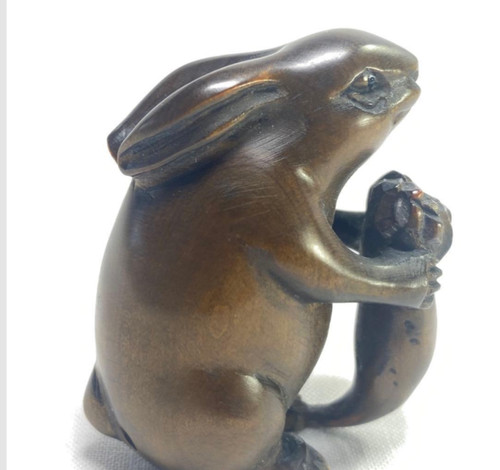 Netsuke antichi conigli - , e