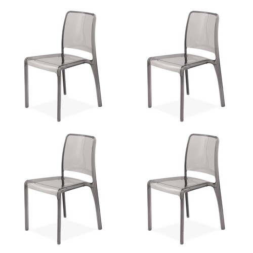 Sedia andromeda policarbonato - sedia,