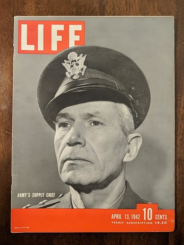 Vtg life magazine april - magazine,