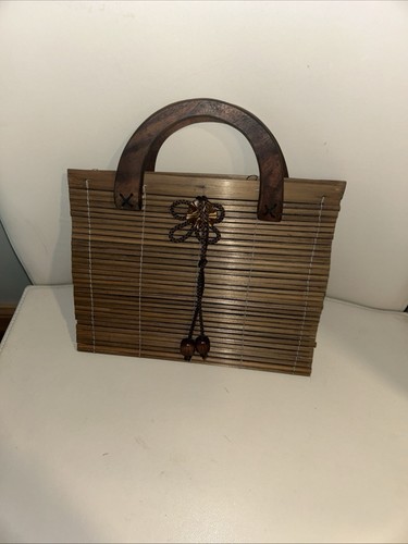 Borsa mano vintage legno - borsa,