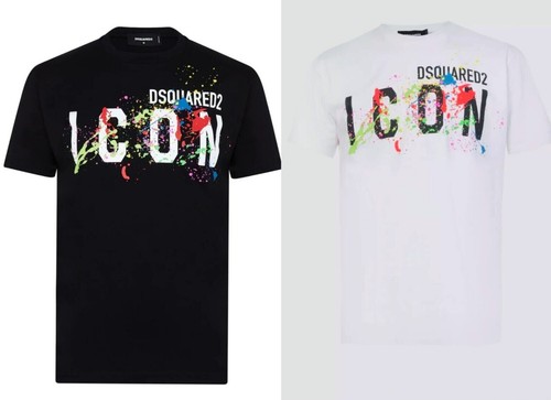 Shirt dsquared2 icon splash - t-shirt,