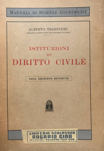 Istituzioni diritto civile - di,