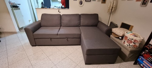 Divano angolare trasformabile