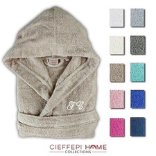 SOLO MIO GOLD Accappatoio Unisex con cappuccio personalizzato - Cieffepi Home Co