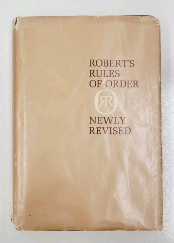 Robert rules order newly - rules, of
