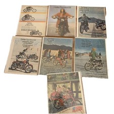 7X 1968 HARLEY DAVIDSON STAMPA