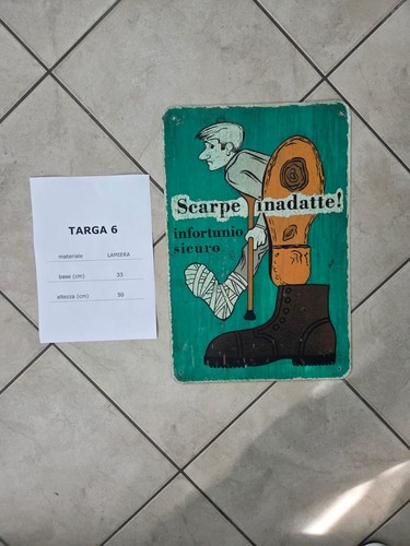 Rara targa vintage scarpe - rara,