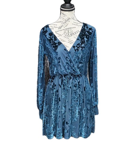 Abito burnout velluto allison - abito,