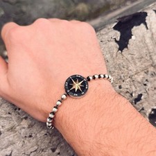 Bracciale catena bussola in