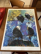 Gianni Dova - Serigrafia Originale Con Autentica 