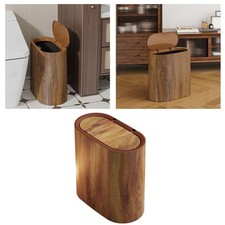 Pattumiera Con Grana Legno