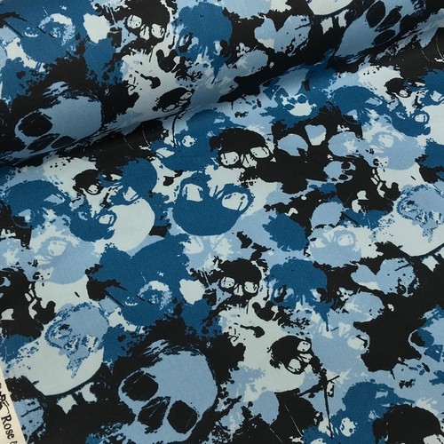 Halloween teschi blu esercito - halloween,