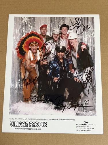 Village people signed - village, 6