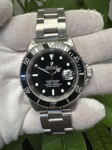 Rolex submariner 16610 - submariner, lunetta