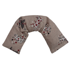 Fascia profumata con semi di lino e fiori di lavanda 58x13cm Sfoderabile