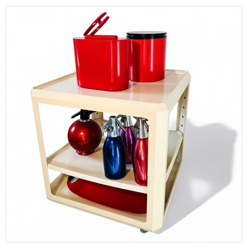 Vintage square cart - cart, kartell