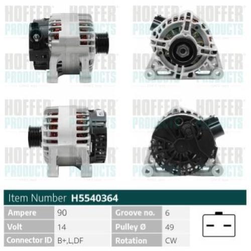 Alternatore per peugeot 307 - per,