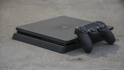 Ps4 slim sony console - ps4,