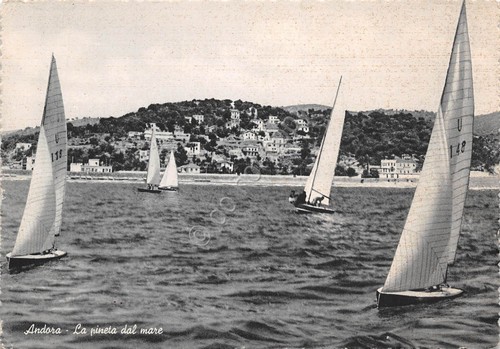 Cartolina andora veduta - cartolina,