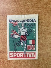 BUSTINA FIGURINE OLIMPIADI 1964 ENCICLOPEDIA SPORTIVA LAMPO PIENA SIGILLATA OMAG