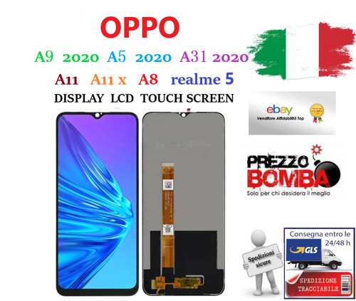 Display lcd touch oppo - oppo, a5