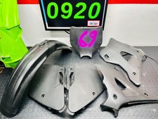 KIT PLASTICHE NERO OPACO KAWASAKI KX 125 E 250 DAL 1994 AL 1198