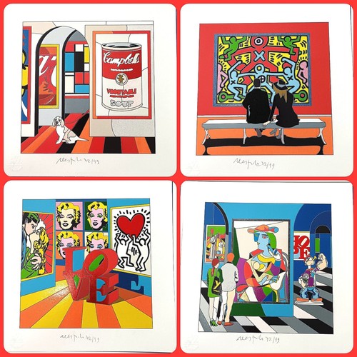 Ugo nespolo pop - -,