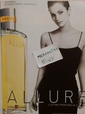 CHANEL ALLURE CON MODELLA 1997 PUBBLICITÀ ADVERTISING WERBUNG ITALIAN CLIPPING