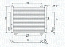 CONDENSATORE RADIATORE ARIA