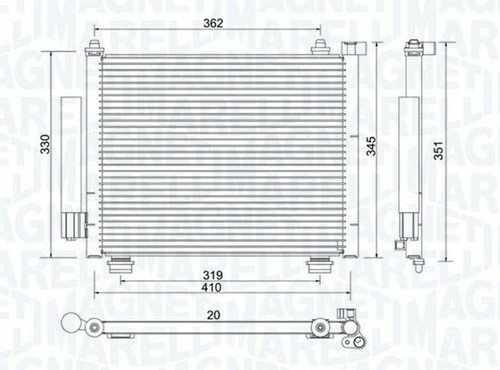 Condensatore radiatore aria - condensatore,