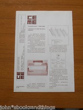 1978 TELESCRIVENTE CEME 2000 COMPUTER VINTAGE ANNI 70 OLD INFORMATICA DATI DATA