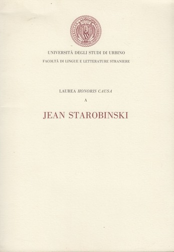 Laurea honoris causa jean - honoris, a