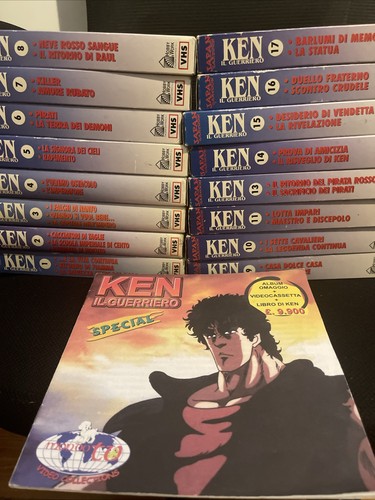 Lotto vhs serie ken japan - serie,