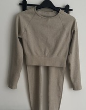 Set palestra 2 pezzi beige