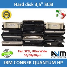 Hard disk 3,5" SCSI FAST 50pin 68pin 80pin PC compatibile IBM Macintosh Amiga