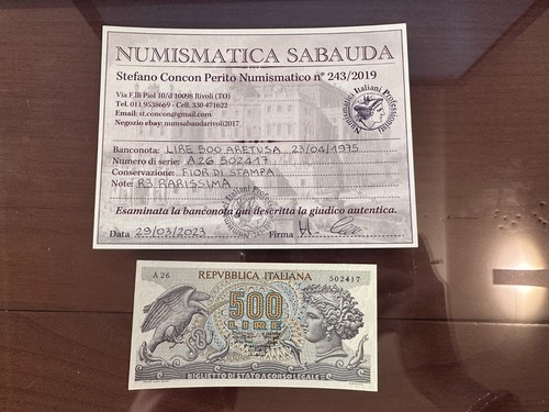 Banconota lire 500 - banconota,