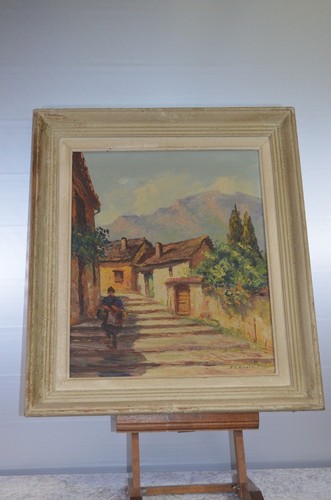 Antico quadro cornice legno - quadro,