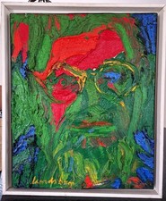 Bengt lindstrom oil canvas - bengt,