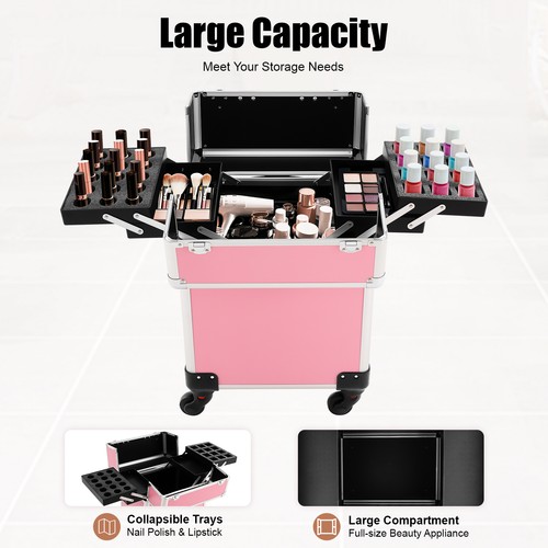 Makeup train case - train,